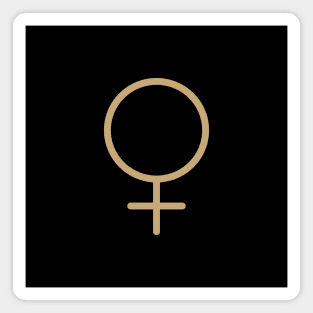 Venus Solar System Symbol Magnet